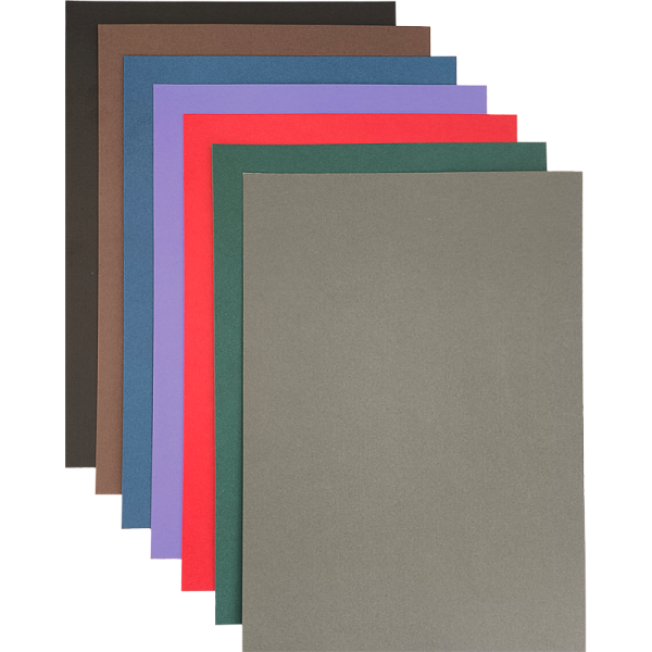 Бумага для художественных работ A2 (420x594 мм) "deVENTE. ART" 280 г/м², 7 л, 7 цв, переплетный картон 2 мм с двух сторон, пластиковый пакет