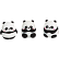 Точилка для карандашей "deVENTE. Sweet Panda" 30x37x28 мм, 1 отверстие, пластиковая с покрытием Velvet Touch, каждая в индивидуальной пластиковой коробочке с маркировкой, ассорти 3 дизайна