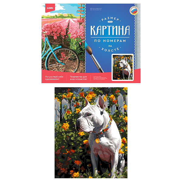 Картина по номерам холст на подрамнике 40*50см "Защитник"