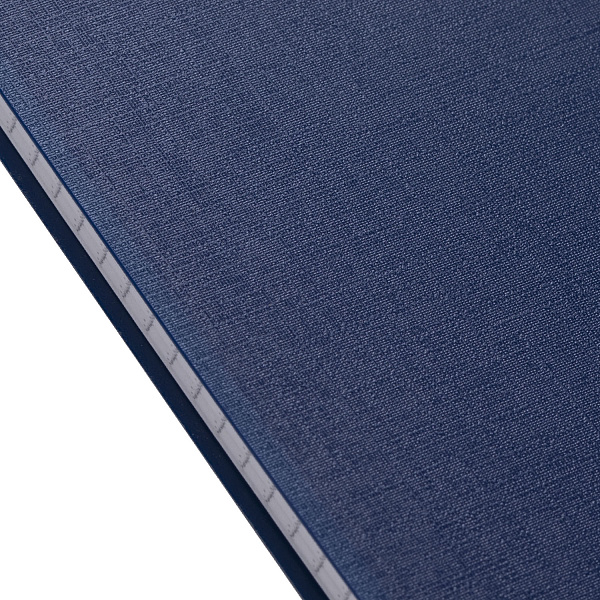 Блокнот А5 80 л. кл. на гребне CANVAS Синий Пластиковая обложка 