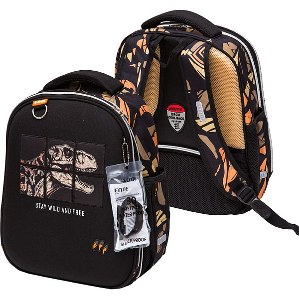Рюкзак школьный "deVENTE. Choice Lite. T-Rex"жесткий 38x29x17 см ,880 г, 1 отд.на молнии 