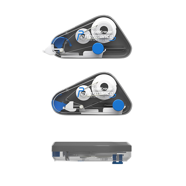 Корректирующая лента ErichKrause® Performance с фиксацией аппликатора auto-lock, 5мм х 6м (в блистере по 1 шт.)