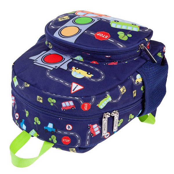 Рюкзак Hatber Kids -Светофор- 27х23х11см полиэстер светоотраж. 1 отделение 3 кармана