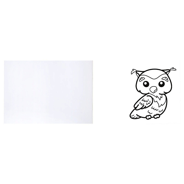 Альбом для рисования 24 листа А4 "Каляка-Маляка" раскраска на обложке, облистов мелистов карт.+ ВД-лак, офс.