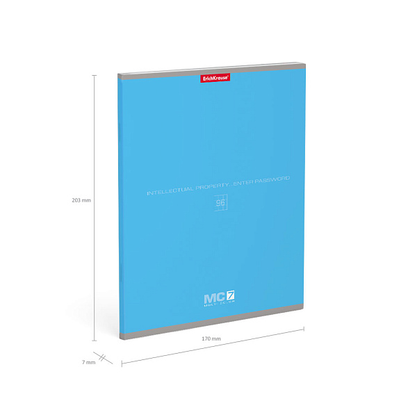 Тетрадь 96 листов в клетку  "MC-7" ErichKrause  MIX-PACK