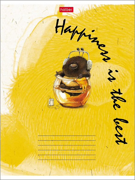 Тетрадь 12 л. уз. лин. "Милашки" 5 диз.в блоке скругл.углы 