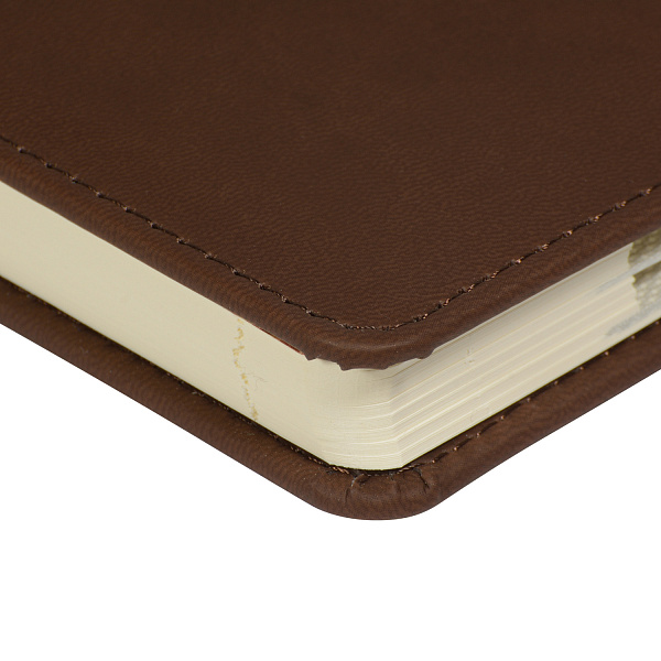 Ежедневник недат А5 с индексами "VELVET INDEX" (КОРИЧНЕВЫЙ)