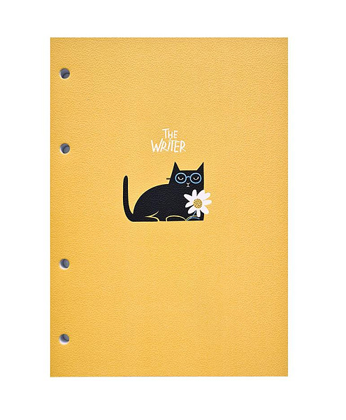 Блокнот Be Smart, "Writer", кот 140х198 мм, 80 л., точка, клеевое скрепление.