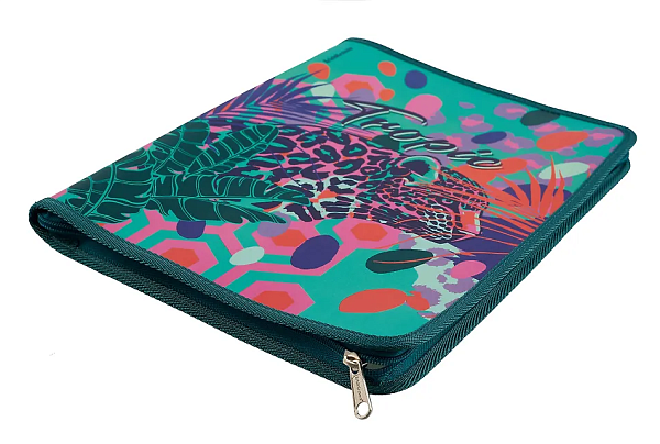 Папка для тетрадей на молнии пластиковая ErichKrause Tropical, A4+