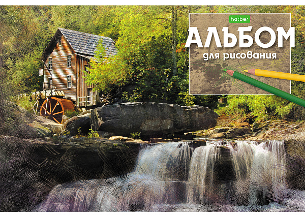 Альбом д/рис. 24 л. "Ассорти" "ECO" 