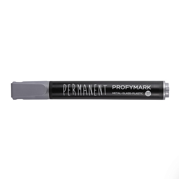 Маркер перм. "PROFYMARK", СЕРЕБРЯНЫЙ