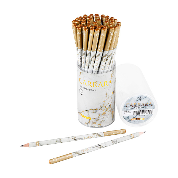 Карандаш ч/г HB "Carrara. White" 
