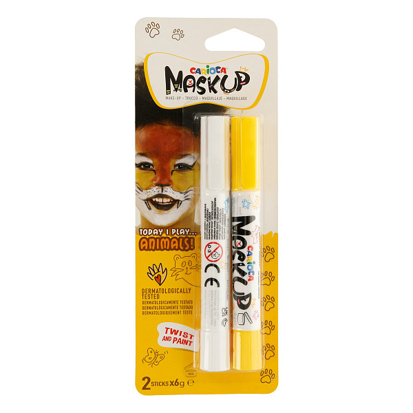 Грим-стик для лица "Carioca" Mask Up Classic Box  2 цв.