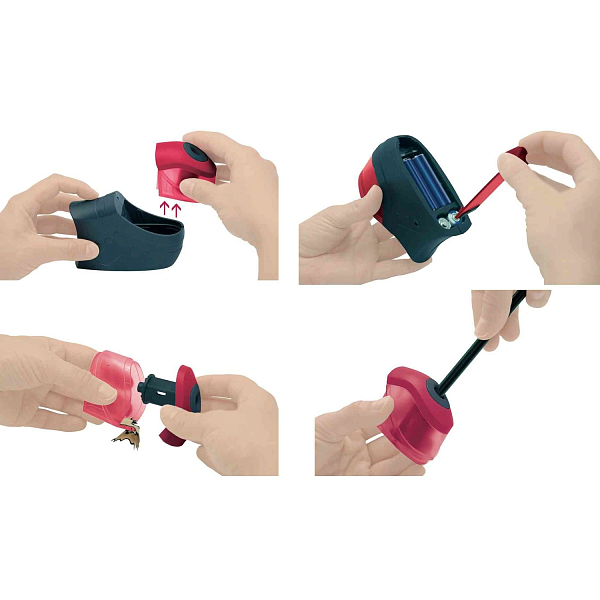 TURBO TWIST Точилка 1 отв., с конт., электрич. от батареек