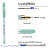 РУЧКА "CrystalWrite.Zefir" ШАРИКОВАЯ, 0.38 ММ, СИНЯЯ (3 цвета корпуса) (10228020/180225/5024104 /3,КИТАЙ)
