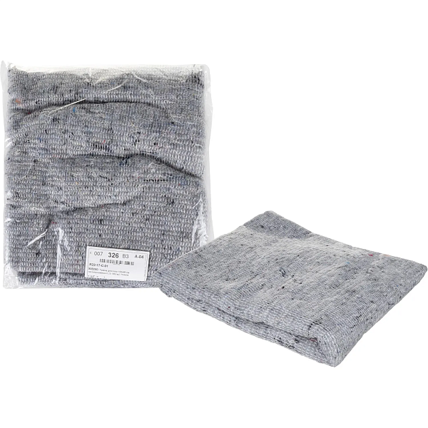 Тряпка для пола ХПП серая 100х80см частопрошивная 180г/м2