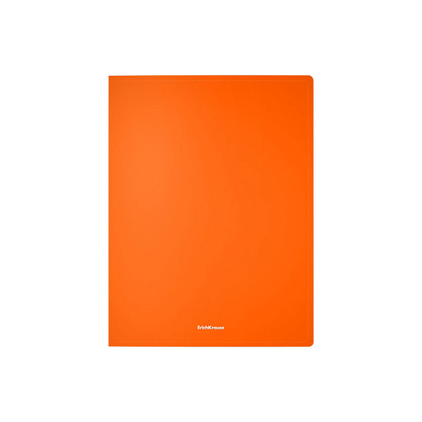 Папка-скоросшиватель пластиковая с пружинным механизмом ErichKrause® Matt Neon, A4, ассорти (в пакете по 4 шт.)