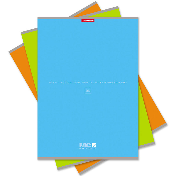 Тетрадь А4 96 л. кл. ErichKrause® MC-7 -MIX-PACK
