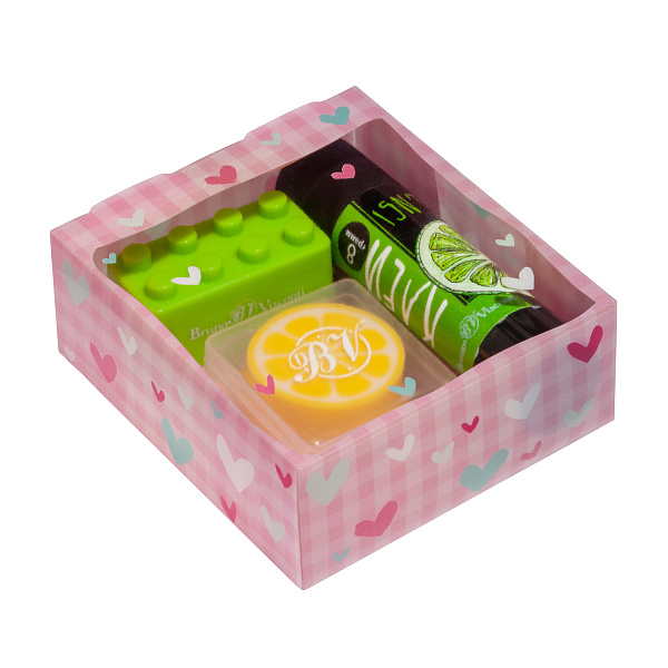 Набор канц. подарочный 3 предмета  BV "JUICY"