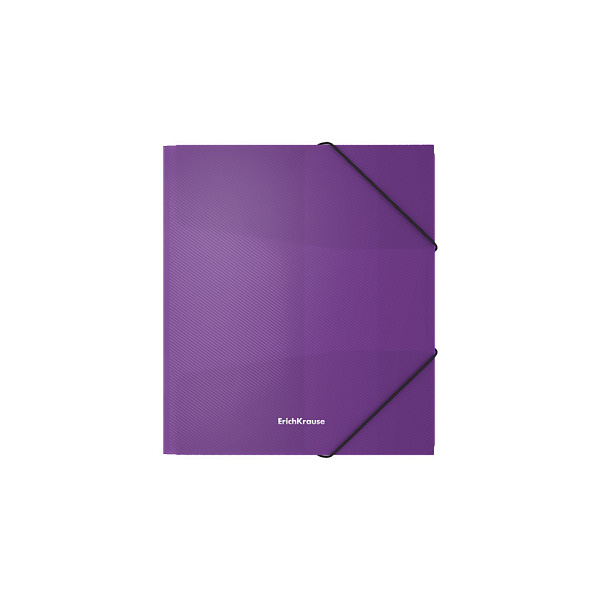 Папка для тетрадей на резинках пластиковая  ErichKrause® Diagonal Vivid, A5+, ассорти (в пакете по 4 шт.)