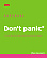 Тетрадь 80 л. кл. "Don't panic"  65г/кв.м выб лак на скобе 