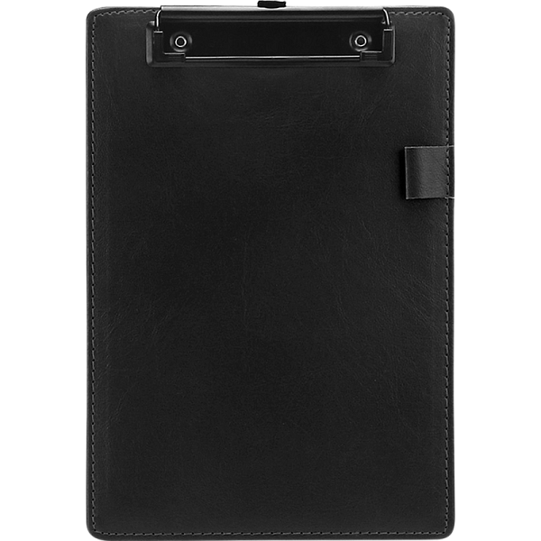 Планшет с зажимом А4 "deVENTE" коричневый, картон толщиной 2,5 мм, покрытый искусственной кожей, с петлей для ручки, металлический прижим 12 см с выдвижным подвесом, коричневый, в пластиковом пакете