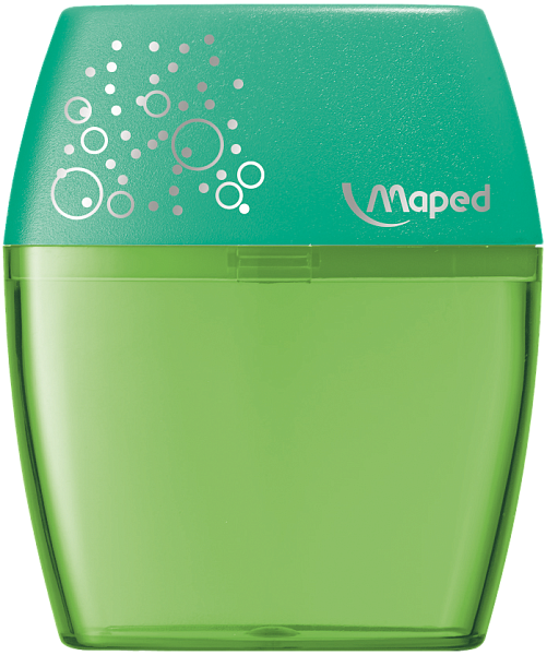 Точилка 2 отв. Maped SHAKER с контейнером, дисплей