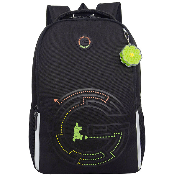 Рюкзак школьный с обвесом (/1 черный - цветной)