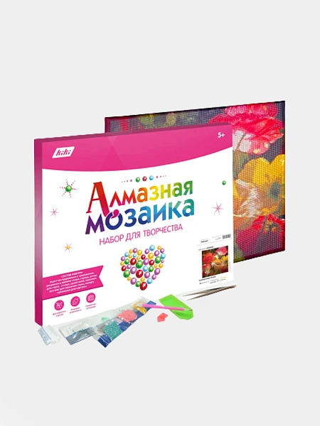 Алмазная мозаика 40*50 KiKi "Крымский замок" на подрамнике полная выкладка