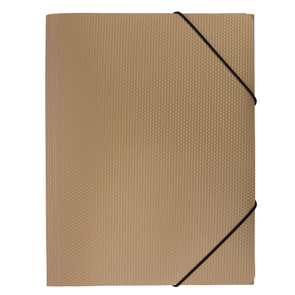 Папка на резинке А4 "Expert Complete" PRISMA 600 мкм  35 мм золотой