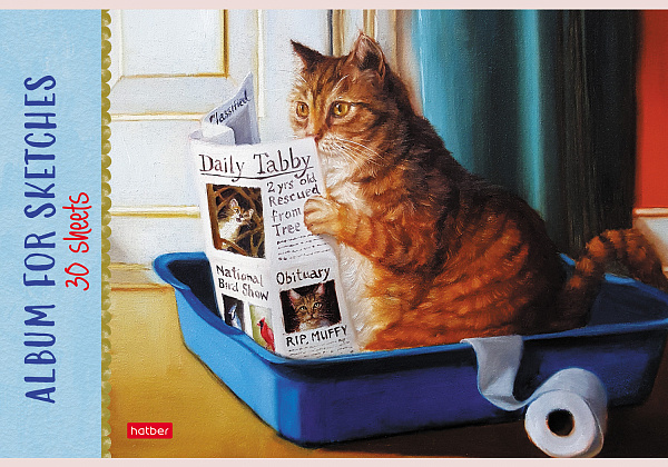 Альбом для рисования 30 листов "Узнай себя!" Lucia Heffernan