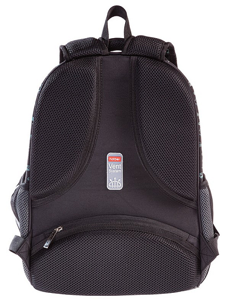 Рюкзак Hatber ERGONOMIC light -DRONE- 38х29х12,5см EVA материал светоотраж. 1 отделение 2 кармана и 1 потайной на спинке в комплекте с термосумкой