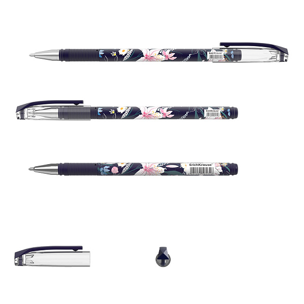 Ручка шариковая ErichKrause® ColorTouch® Lily, цвет чернил синий (в тубусе по 24 шт.)
