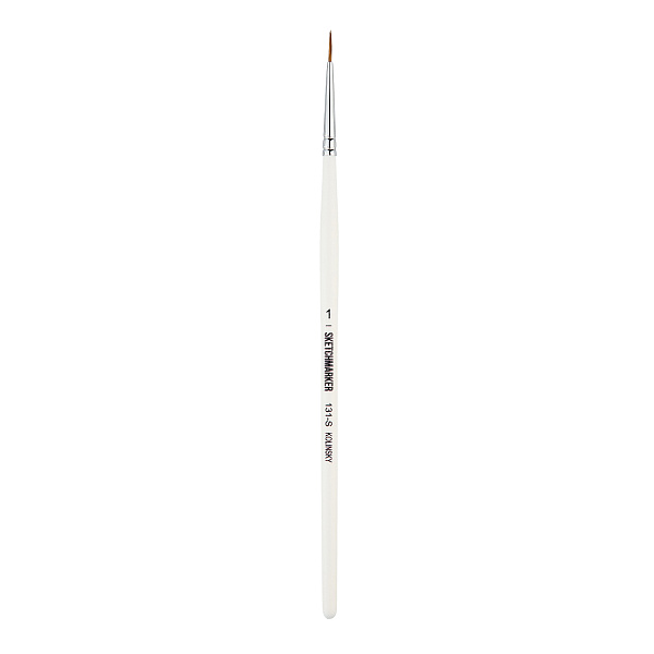 Кисть для акварели Sketchmarker 131 колонок круглая ручка короткая №1