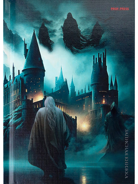 Записная книжка А6 48 л. "МИР МАГИИ", 7БЦ,глянц.ламинирование, лен