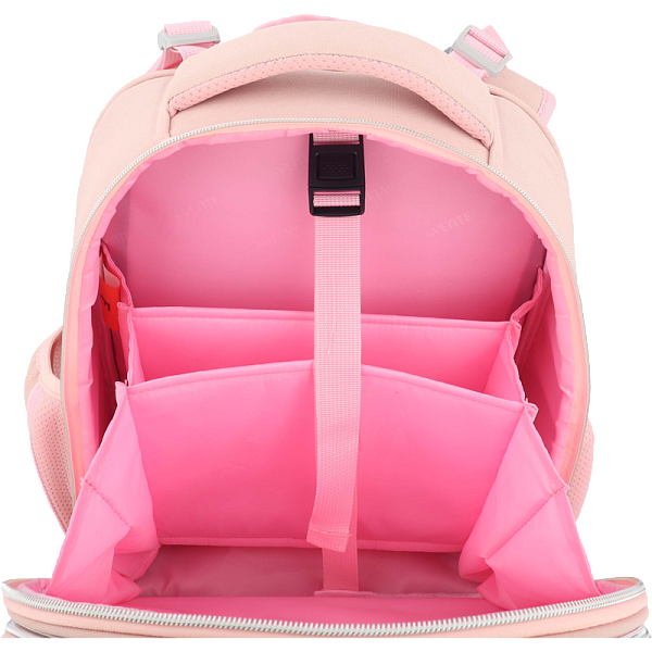 Рюкзак "deVENTE. Choice. My Dream" школьный жесткий 38x28x16 см (17 л) вес 950 г, плотный износостойкий полиэстер с водоотталкивающей пропиткой, 2 отделения на молнии (одно отделение на молнии с разделителями для учебников и фиксатором с утяжкой на с