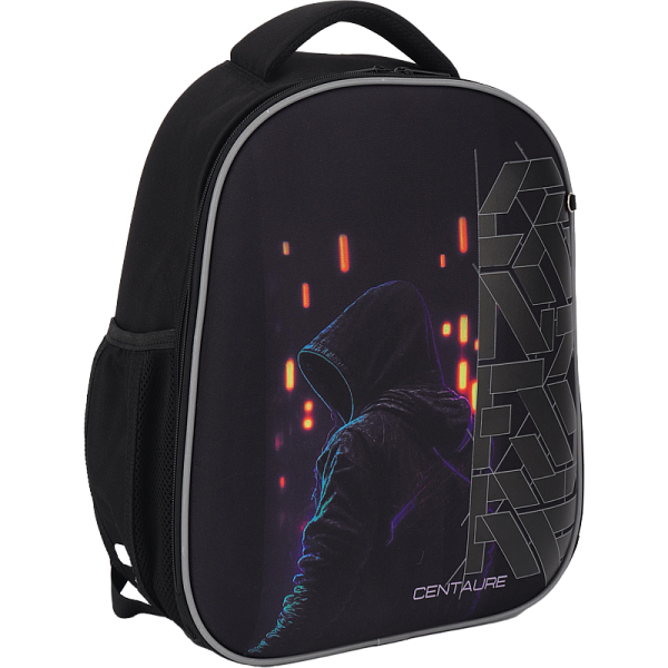 Рюкзак "deVENTE. Choice Lite. Centaur" школьный жесткий 38x29x17 см (17 л) вес 800 г, плотный износостойкий полиэстер с водоотталкивающей пропиткой, 2 отделения на молнии (одно отделение с разделителями для учебников, другое отделение с 2-мя органайз