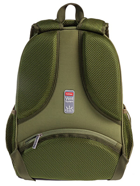 Рюкзак Hatber ERGONOMIC light-Military- 38х29х12,5см EVA материал светоотраж. 1 отделение 2 кармана и 1 потайной на спинке в комплекте с термосумкой