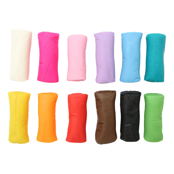 Набор теста для лепки Луч 12 цветов с формочками