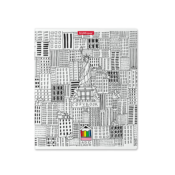 Тетрадь 48 л. кл. "Add Color. Voyage" ErichKrause 