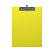 Планшет с зажимом А4 ErichKrause Neon, желтый