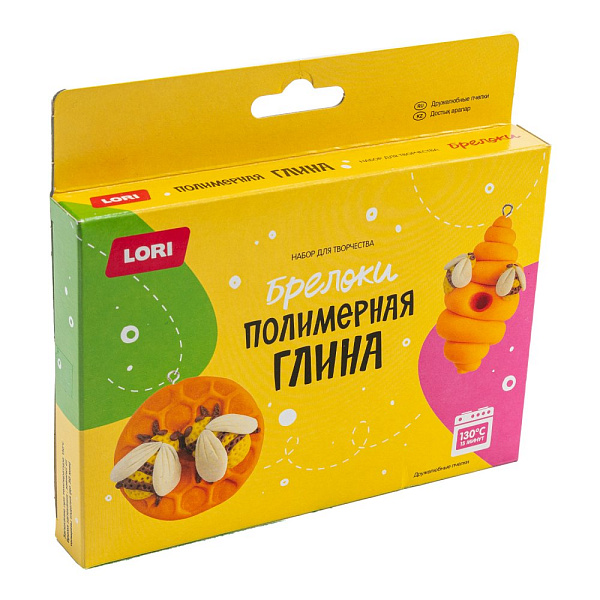 Полимерная глина.Брелоки "Дружелюбные пчелки"