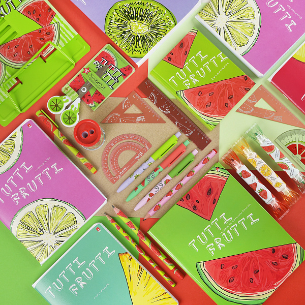 Маркер-текстовыделитель С ЗАПАХОМ "TUTTI FRUTTI", ЗЕЛЕНЫЙ, АРБУЗ