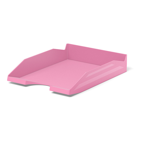 Лоток горизонтальный ErichKrause® Office, Pastel, розовый
