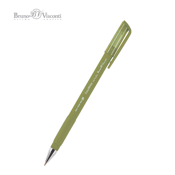 Ручка шариковая 0,5 мм "EasyWrite.Verde" СИНЯЯ (3 цвета корпуса)
