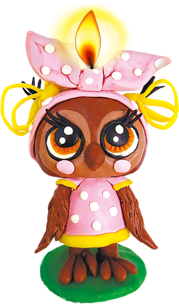 Набор для лепки свечей "Сова" НГ Луч