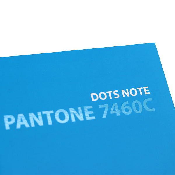 Тетрадь А5+ 96 л. точка Pantone line. No. 1 Интеграл. перепл.,  матов.ламин., выб.лак. Пантон.печать. Титул. лист, Бум. 60гр/м2,
