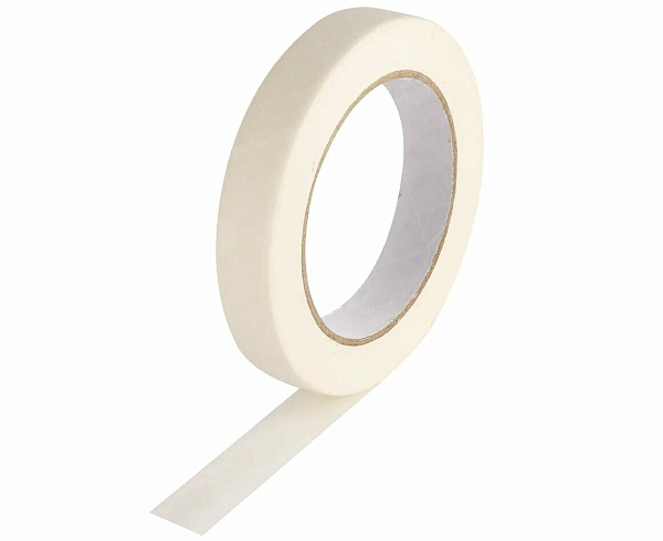 Лента малярная, самоклеящаяся, бумажная основа, 24мм*25м, 120мкм INDEX (спайка 12шт)