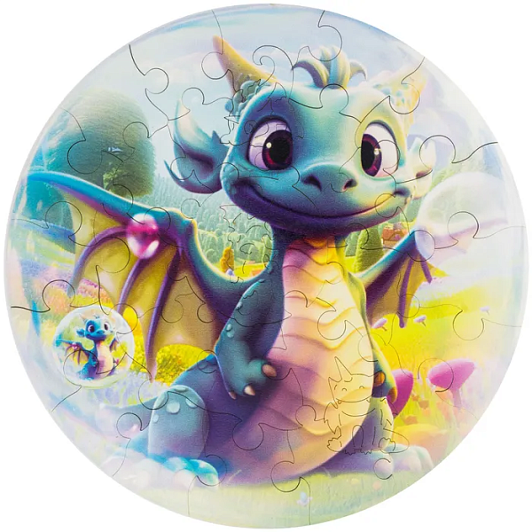 Пазл деревянный 30 эл. "Дракончик" UNIDRAGON