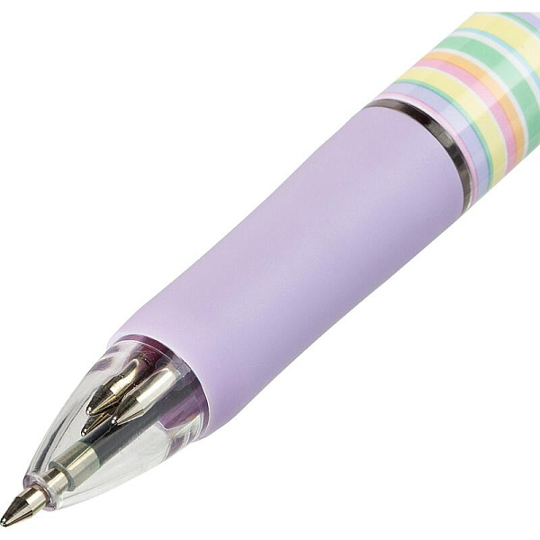 Ручка 4 цв. шариковая автомат. 0,7 мм M&G манж, асс ABP803R5040796C